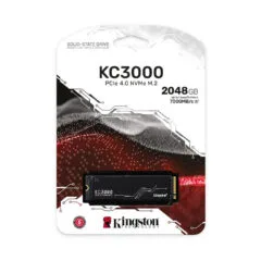 Kingston KC3000 2TB M.2 NVMe SSD - PCIe 4.0 x4 7000 MB/s - SKC3000D/2048G