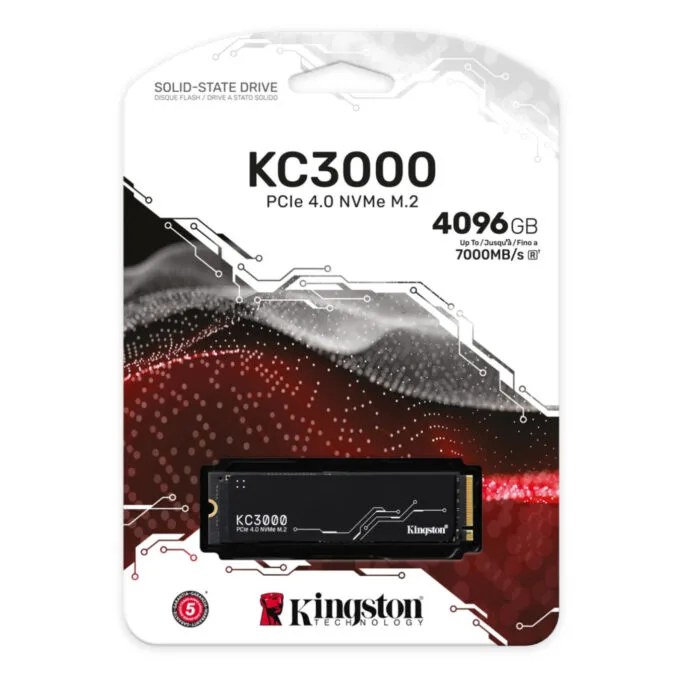 Kingston KC3000 - SKC3000D - 4TB M.2 NVMe PCIe 4.0 SSD — image 3