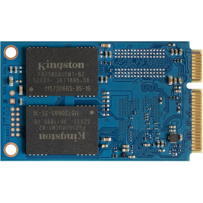 Kingston KC600 512GB mSATA SSD - SATA III 6Gb/s, 3D TLC, AES-256 HW Encryption, 550/520 MB/s - SKC600MS/512G — image 3