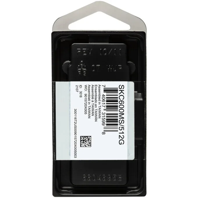 Kingston KC600 512GB mSATA SSD - SATA III 6Gb/s, 3D TLC, AES-256 HW Encryption, 550/520 MB/s - SKC600MS/512G — image 5