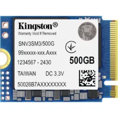 Kingston NV3 M.2 2230 - 500GB NVMe PCIe Gen4 x4 SSD, Up to 5000/3000 MB/s