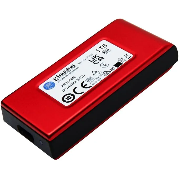 Kingston XS1000 USB 3.2 Gen2 Portable SSD - XS1000 - Red, 1TB — image 4