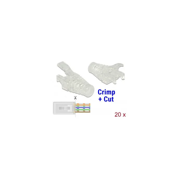 Kink protection for RJ45 Crimp+Cut plugs — image 1