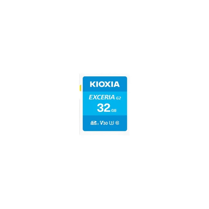 Kioxia EXCERIA G2 MicroSDHC 32GB - Blue, UHS-I U3/V30, Class 10, 100MB/s R / 50MB/s W — image 1
