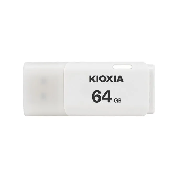 Kioxia TransMemory U202 - White 64GB USB 2.0 Type-A Flash Drive — image 1