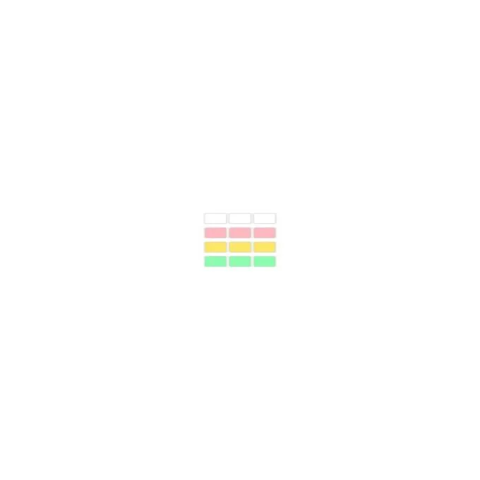 Kodak Label ERA M50 Sticker Label - M50 - White (9 rolls), Pink, Green, Yellow, 12 Rolls Set — image 2