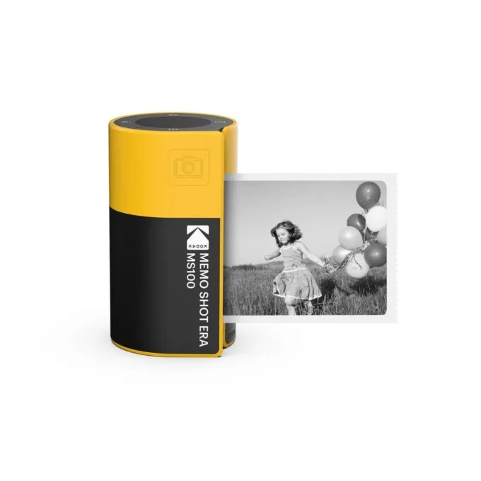 Kodak Memo Shot ERA - ERA - 2-in-1 Instant Camera and Photo Label Printer, Yellow — image 1