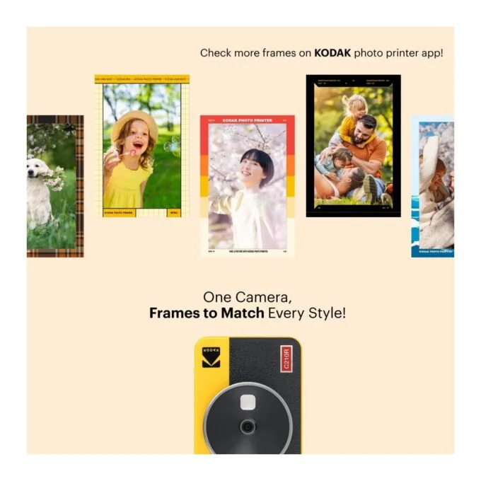 Kodak Mini Shot 2 Retro - Instant Camera & Photo Printer - Bluetooth, 8 Sheets — image 3
