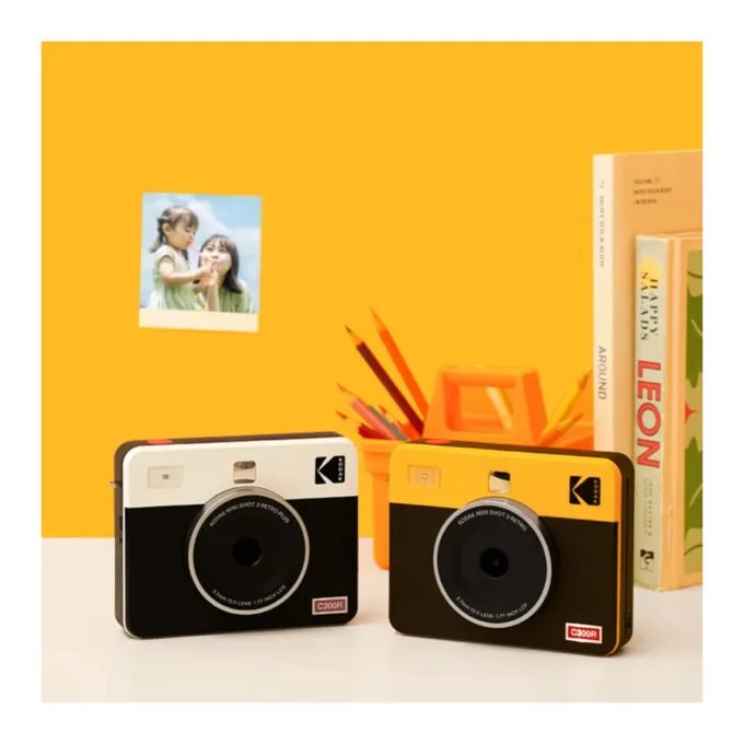 Kodak Mini Shot 3 Retro - Mini Shot 3 Retro - Instant Camera & Photo Printer (7.6 x 7.6 cm) BT + 8 Sheets — image 2