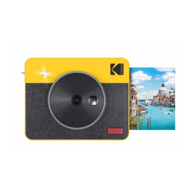 Kodak Mini Shot 3 Retro - Mini Shot 3 Retro - Instant Camera & Photo Printer (7.6 x 7.6 cm) BT + 8 Sheets — image 1