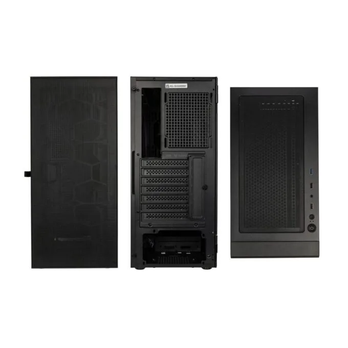 Kolink Observatory HF Mesh Core Mid Tower Case - Black, No Fans — image 6