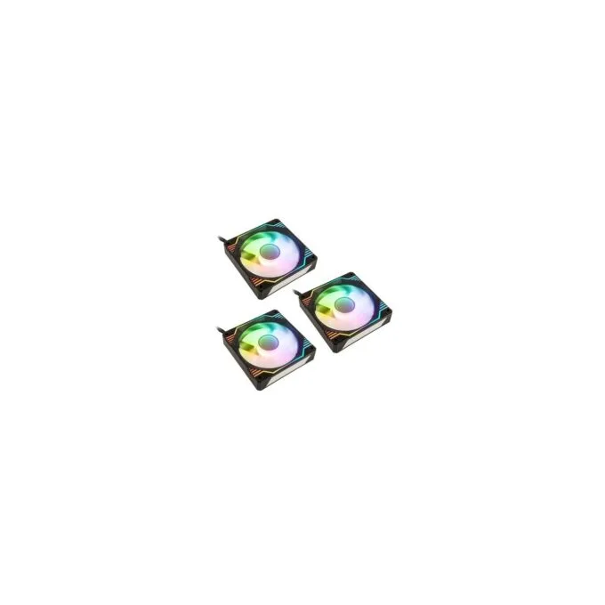 Kolink Umbra X 120mm ARGB PWM Fan Triple Pack - Black — image 1