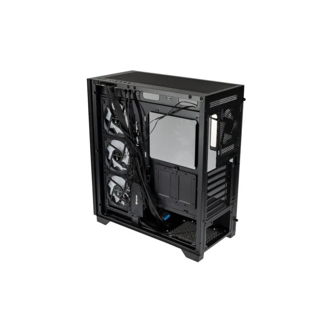 Kolink Unity Peak ARGB Midi Tower Showcase - Black - ATX, 400mm GPU Clearance, 4x Pre-Installed ARGB Fans — image 5
