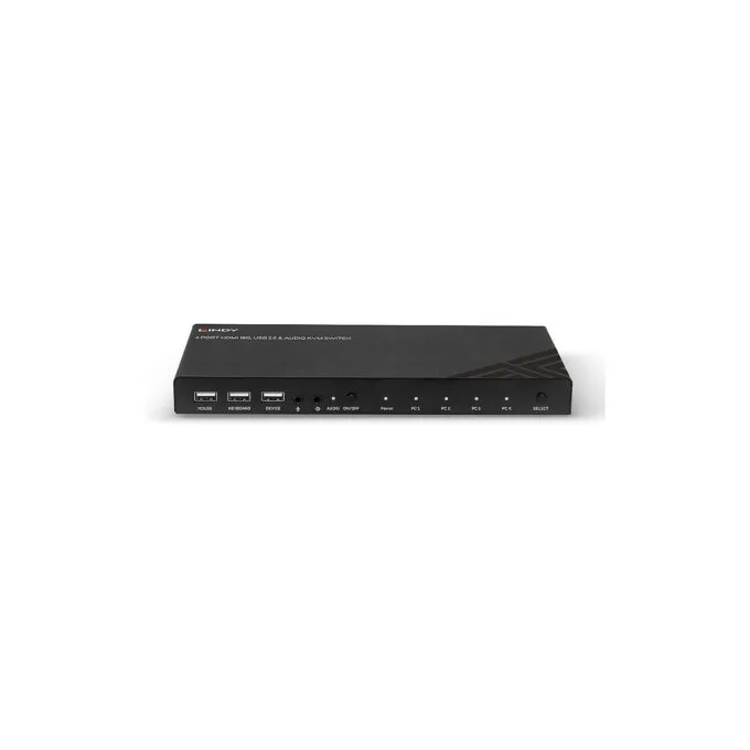 KVM- Audio- USB-Switch 4-Port Lindy — image 3