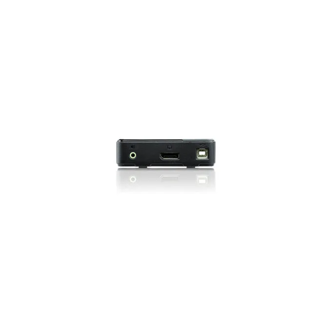 KVM Desktop Switch 2-Port USB 4K DisplayPort 1.2 KVM Switch (KVM cables included) ATEN — image 2