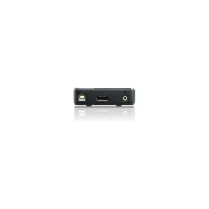 KVM Desktop Switch 2-Port USB 4K DisplayPort 1.2 KVM Switch (KVM cables included) ATEN — image 3