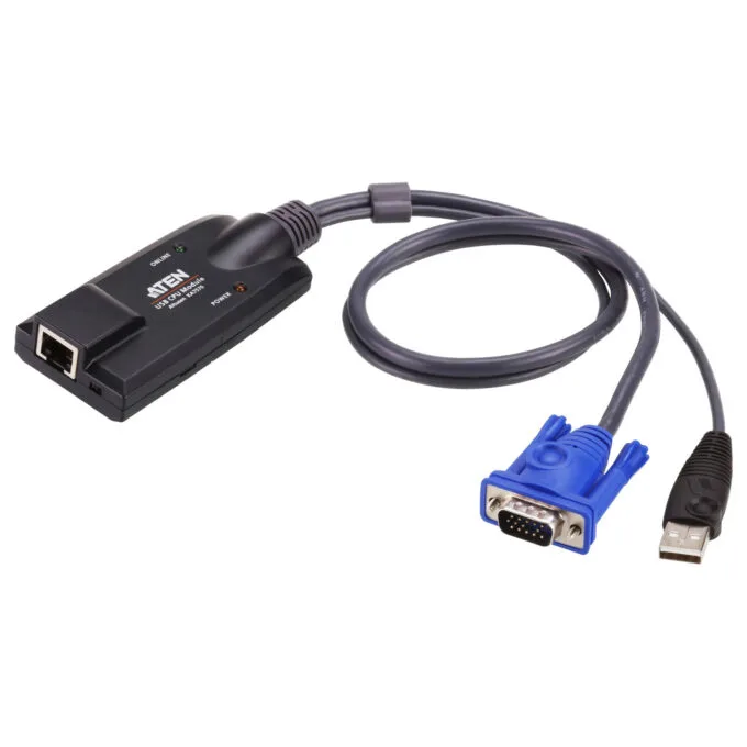 KVM Modules & Accessories USB - VGA to Cat5e 6 KVM Adapter Cable (CPU Module) ATEN — image 1