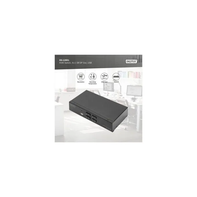 KVM Switch - DispalyPort 4x1, KVM-Switch — image 7