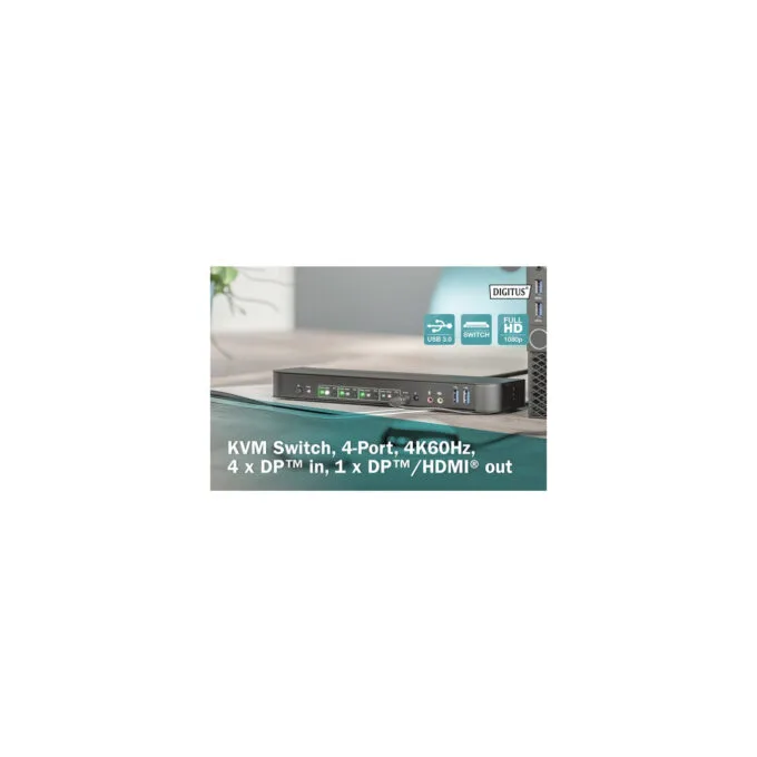 KVM Switch - DisplayPort 4 Port — image 6