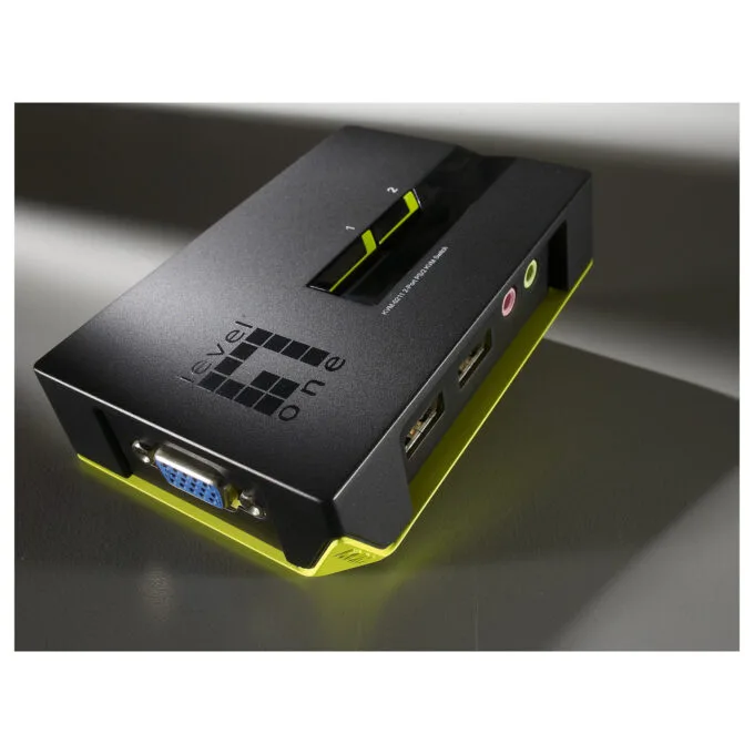 KVM Switch USB 2x Level One Audio — image 2