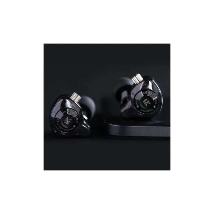 KZ EDX PRO Black No Mic - IEM 3,5 In Ear Monitor Earphones, 1DD Dynamic, HIFI bass, Noise Cancelling — image 2