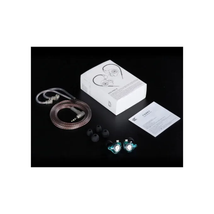 KZ EDX PRO Black No Mic - IEM 3,5 In Ear Monitor Earphones, 1DD Dynamic, HIFI bass, Noise Cancelling — image 5
