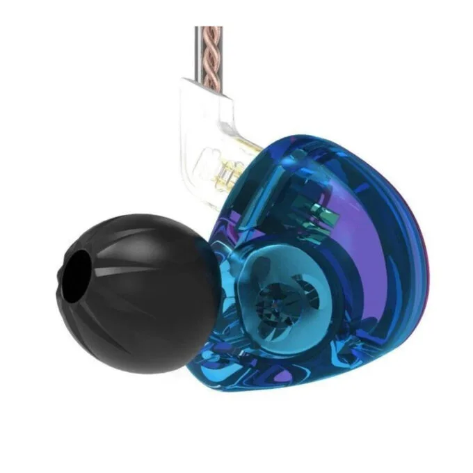 KZ ZST Purple No Mic - IEM 3,5 In Ear Monitor Earphones, Dynamic Hybrid Dual Driver 1BA+1DD — image 3