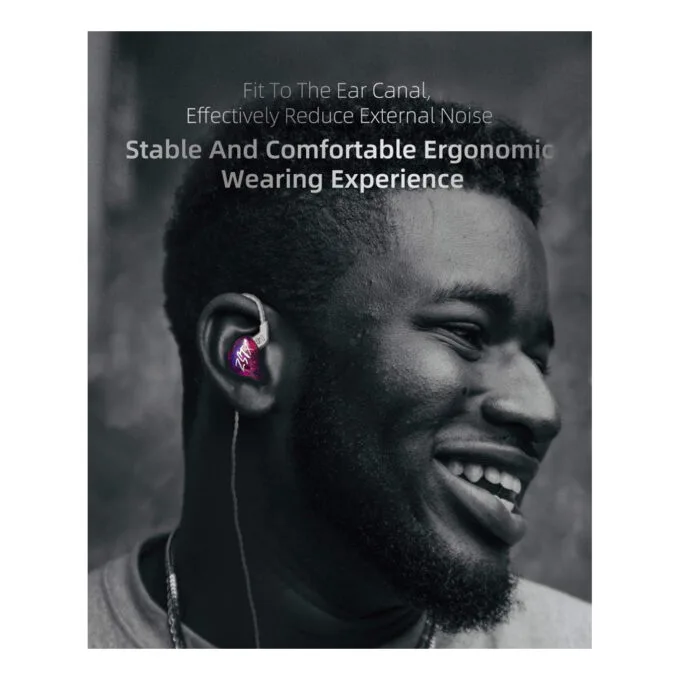KZ ZST X Black With Mic - IEM 3,5 In Ear Monitor Earphones, Dynamic Hybrid Dual Driver 1BA+1DD, 2x — image 6
