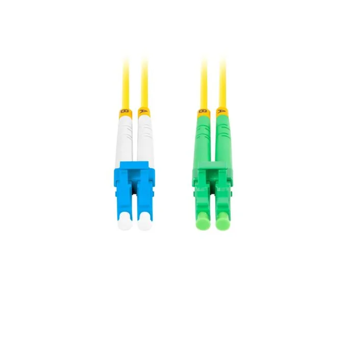 Lanberg Fiber Optic Patch Cord - SM LC APC-LC UPC Duplex LSZH 1.0m — image 2