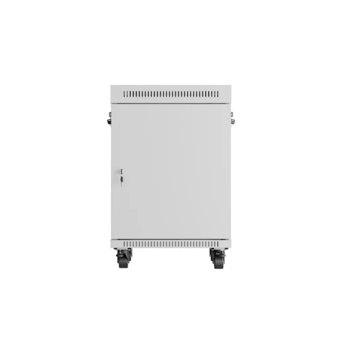 Lanberg Free Standing Cabinet 19'' with Glass Door - 15U, 60cm Ventilation Panel with LCD, 2 Fans & Thermostat Grey — image 10