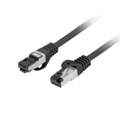 Lanberg Patch Cable - CAT8.1 S FTP CU LSZH 0.25m Black