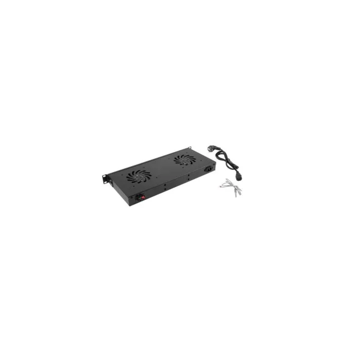 Lanberg Ventilation Panel with LCD 2 Fans Thermostat 230V - LCD, 2 Fans, Thermostat, 230V — image 3