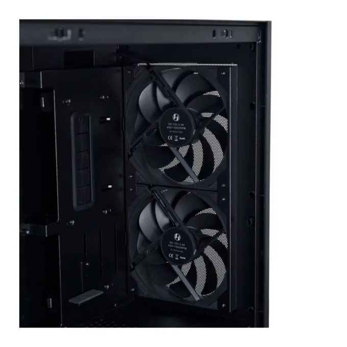 LANCOOL 207 DIGITAL Black - Micro-ATX Tower w/ 6-inch LCD, 4 Fans — image 4