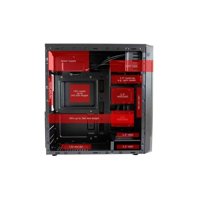 LC-Power 7040B Midi Tower Black — image 14
