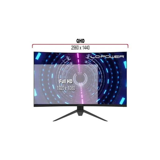 LC-Power 80.01cm (31.5') Curved - LC-M32-QHD-165-V2 - Curved — image 3