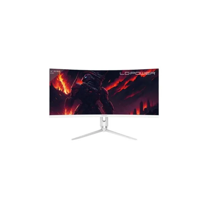 LC-Power 86.36cm (34') - LC-M34-Q-C-PRO - DP+HDMI+USB-A -C+RJ45 — image 1