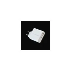 LC-Power Charger - LC-GAN-65 - 2x USB-C USB-A 65W White
