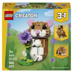 LEGO 31376 Creator 3-in-1 Niedlicher Hamster mit Blume