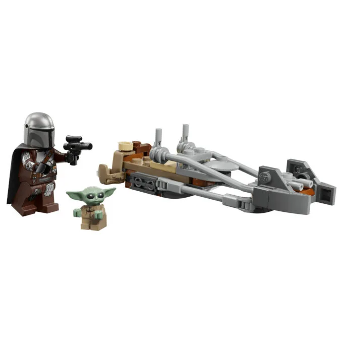 LEGO 75436 Star Wars Der Mandalorianer und Grogu auf ihrem Speeder Bike — image 2