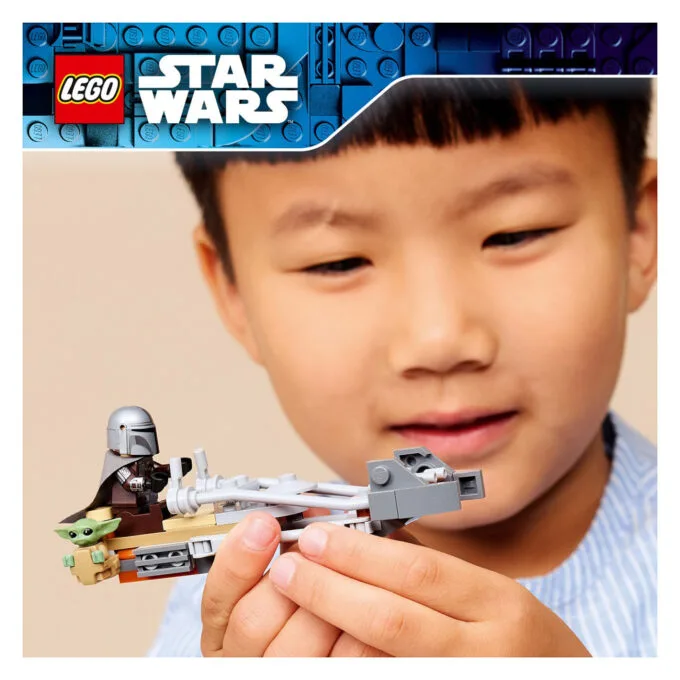 LEGO 75436 Star Wars Der Mandalorianer und Grogu auf ihrem Speeder Bike — image 18