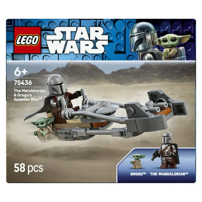 LEGO 75436 Star Wars Der Mandalorianer und Grogu auf ihrem Speeder Bike — image 3