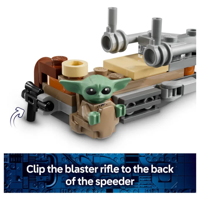 LEGO 75436 Star Wars Der Mandalorianer und Grogu auf ihrem Speeder Bike — image 22