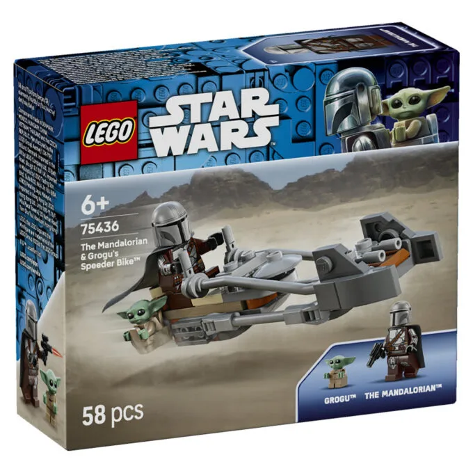 LEGO 75436 Star Wars Der Mandalorianer und Grogu auf ihrem Speeder Bike — image 31
