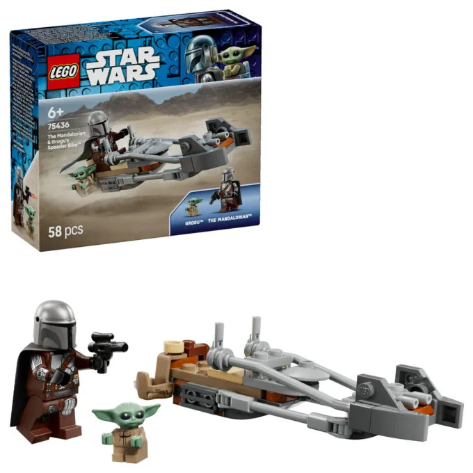LEGO 75436 Star Wars Der Mandalorianer und Grogu auf ihrem Speeder Bike — image 9