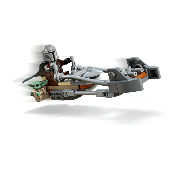LEGO 75436 Star Wars Der Mandalorianer und Grogu auf ihrem Speeder Bike — image 10