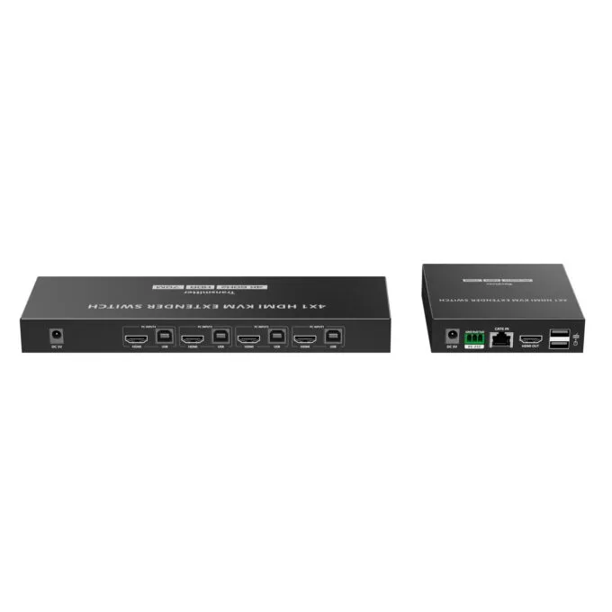Lenkeng KVM HDMI Extender Switch 4-1 over Ethernet 4K60Hz - LKV441EX - KVM HDMI Extender Switch 4-1 over Ethernet 4K60Hz — image 2