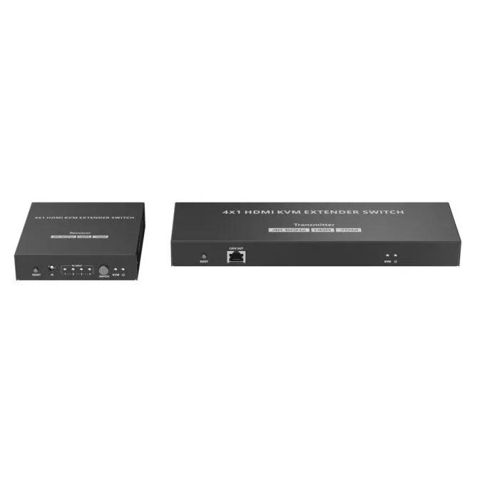 Lenkeng KVM HDMI Extender Switch 4-1 over Ethernet 4K60Hz - LKV441EX - KVM HDMI Extender Switch 4-1 over Ethernet 4K60Hz — image 3