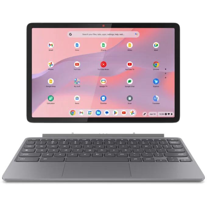Lenovo Chromebook Duet - 11M889 - Luna Grey, 8GB RAM, 128GB eMMC, MediaTek Kompanio 838 2.6GHz, 10.9-inch — image 1