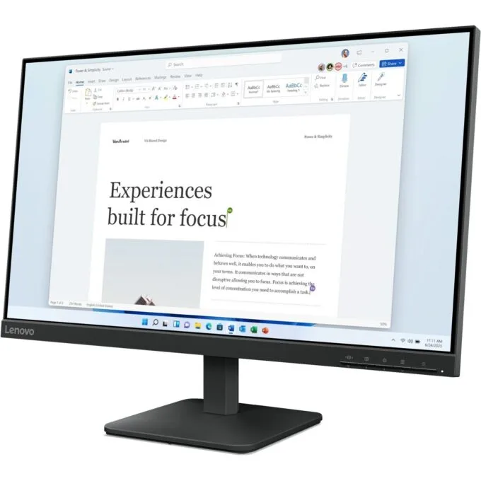 Lenovo L24-4e 23.8" IPS FHD 100Hz Office Monitor — image 3
