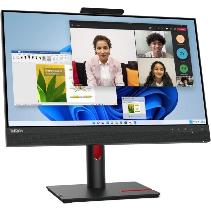 Lenovo ThinkCentre Tiny-in-One 24 Gen 5 IPS Touch FHD 60Hz Monitor - Black — image 3